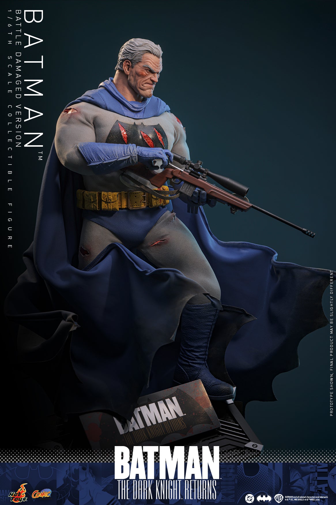 [Pre-Order] CMS031 – Batman: The Dark Knight™ Returns - 1/6th scale Batman™ (Battle Damaged Version) Collectible Figure - ActionCity