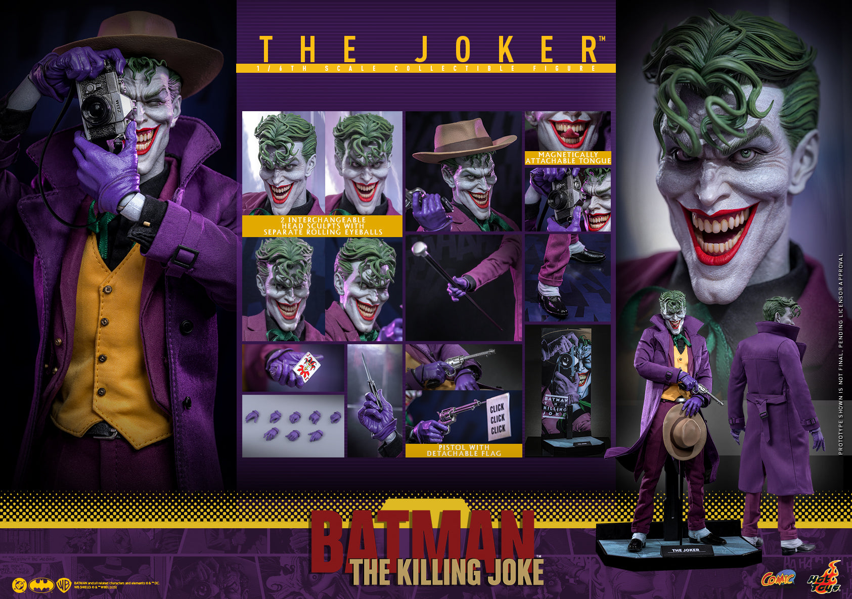 [Pre-Order] CMS028 - Batman: The Killing Joke - 1/6th scale The Joker Collectible Figure