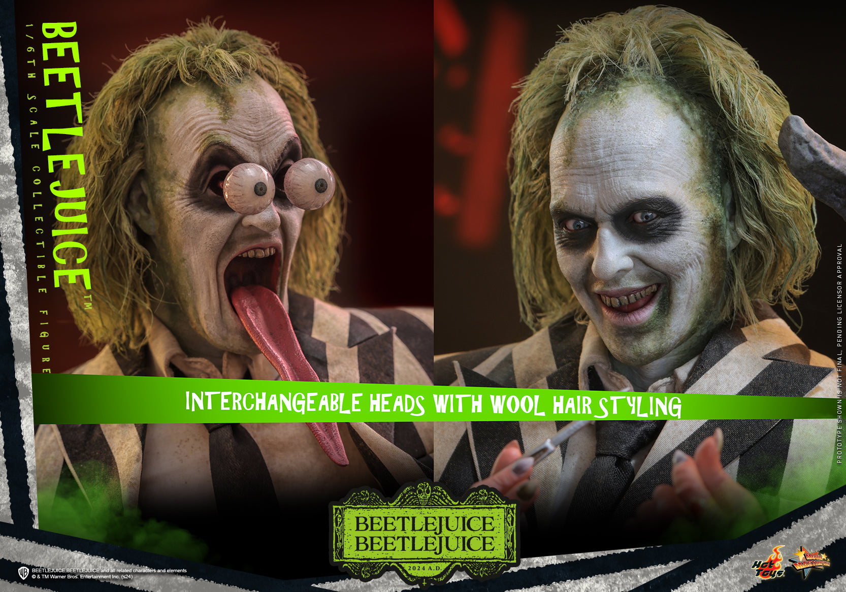 MMS767 - Beetlejuice Beetlejuice - 1/6th scale Beetlejuice Collectible Figure - ActionCity