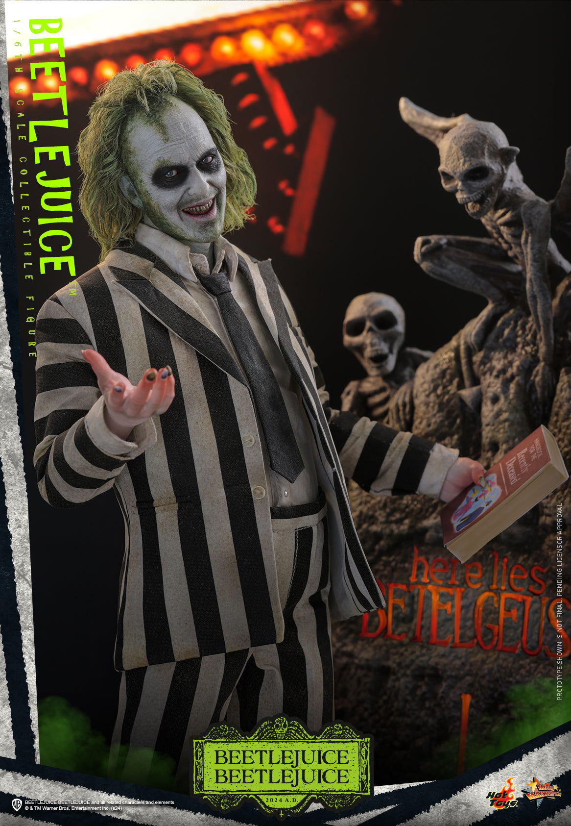 MMS767 - Beetlejuice Beetlejuice - 1/6th scale Beetlejuice Collectible Figure - ActionCity
