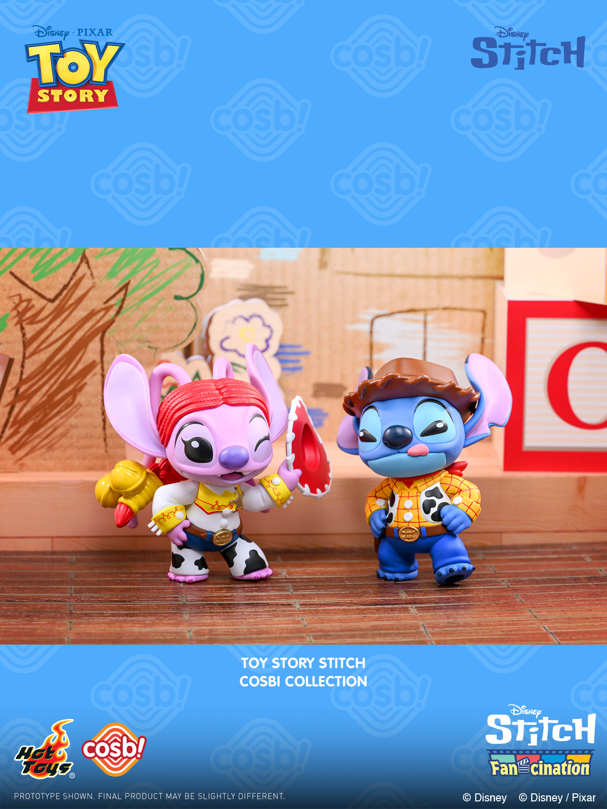 CBX350 - Stitch Fan-Cination – Toy Story Stitch Cosbi Collection