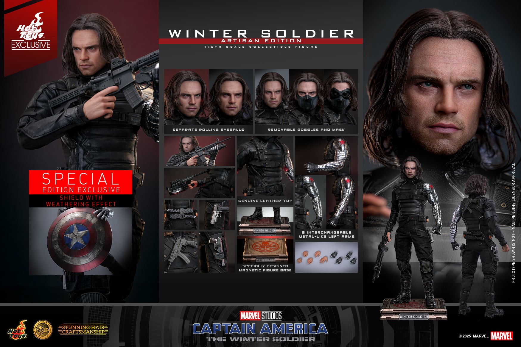 [Pre-Order] MMS790AEB – Captain America: The Winter Soldier - 1/6th scale Winter Soldier Collectible Figure (Artisan Edition) (Special Edition) [Hot Toys Exclusive]
