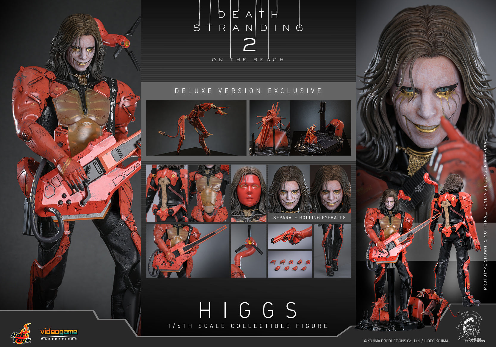[Pre-Order] VGM80 - Death Stranding 2: On the Beach - 1/6th scale Higgs Collectible Figure (Deluxe Version)
