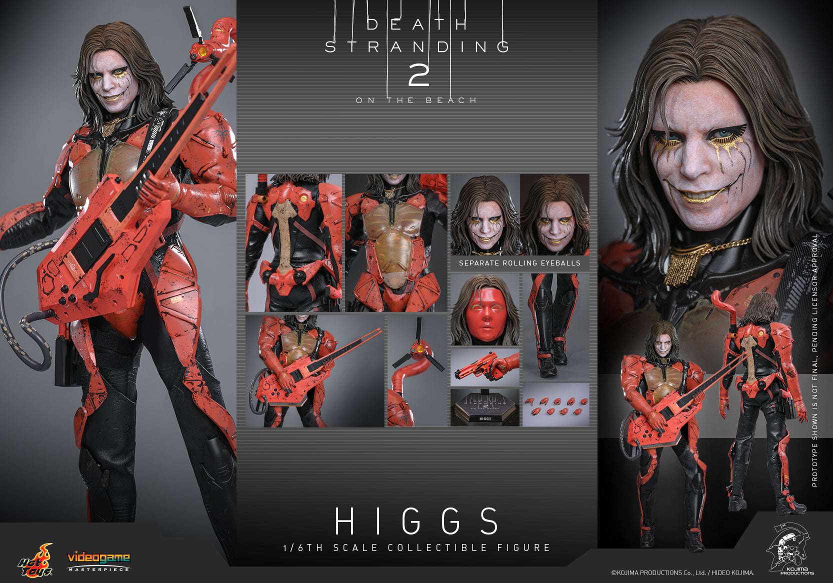 [Pre-Order] VGM79 - Death Stranding 2: On the Beach - 1/6th scale Higgs Collectible Figure