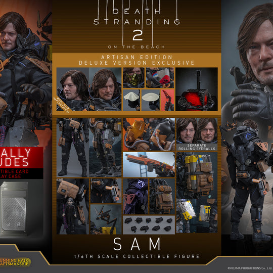 [Pre-Order] VGM77AE - Death Stranding 2: On the Beach - 1/6th scale Sam Collectible Figure (Artisan Edition Deluxe Version) [Hot Toys Exclusive]