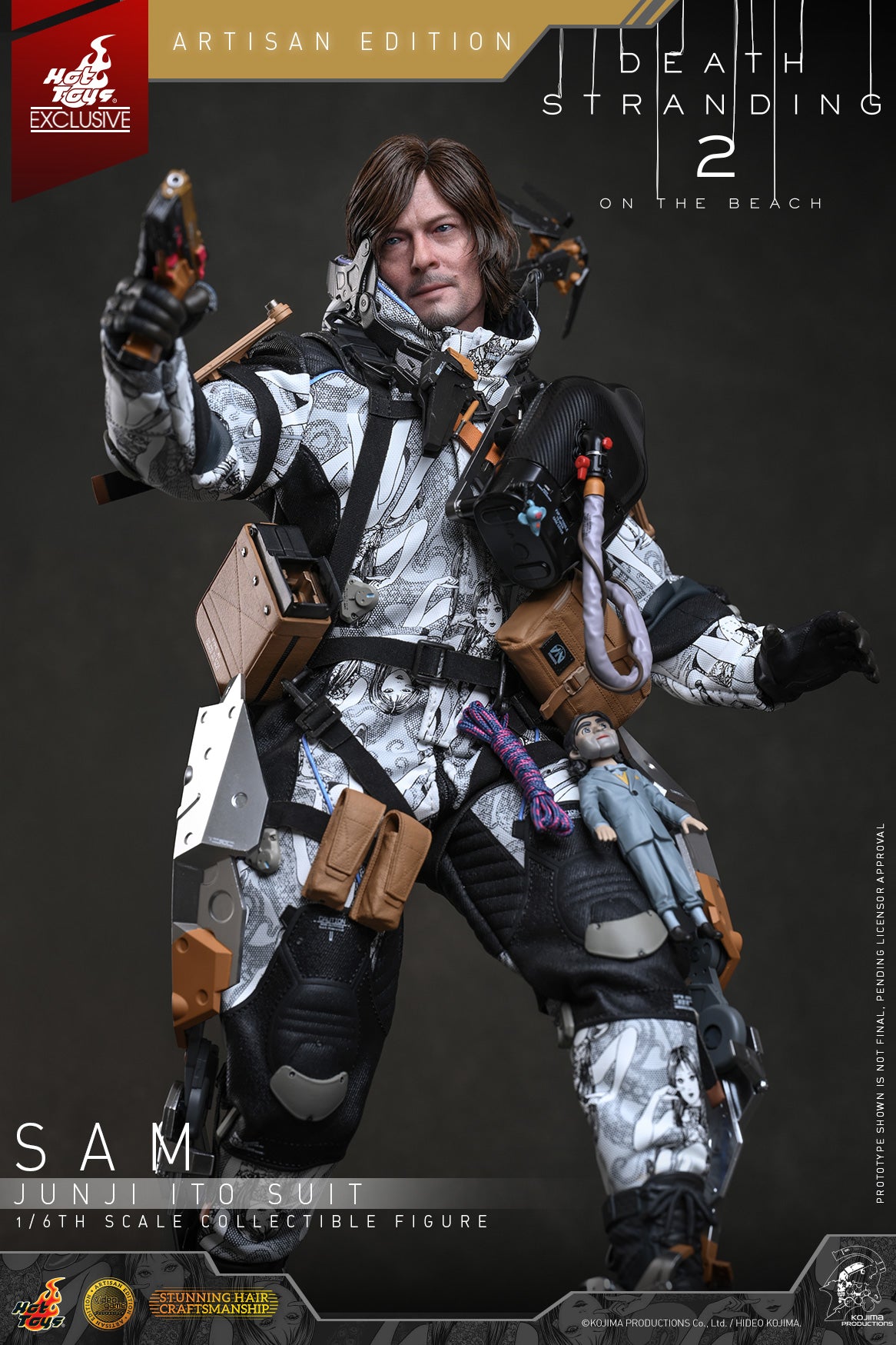 [Pre-Order] VGM90AE – Death Stranding 2: On the Beach - 1/6th scale Sam (Junji Ito Suit) Collectible Figure (Artisan Edition) [Hot Toys Exclusive] - ActionCity