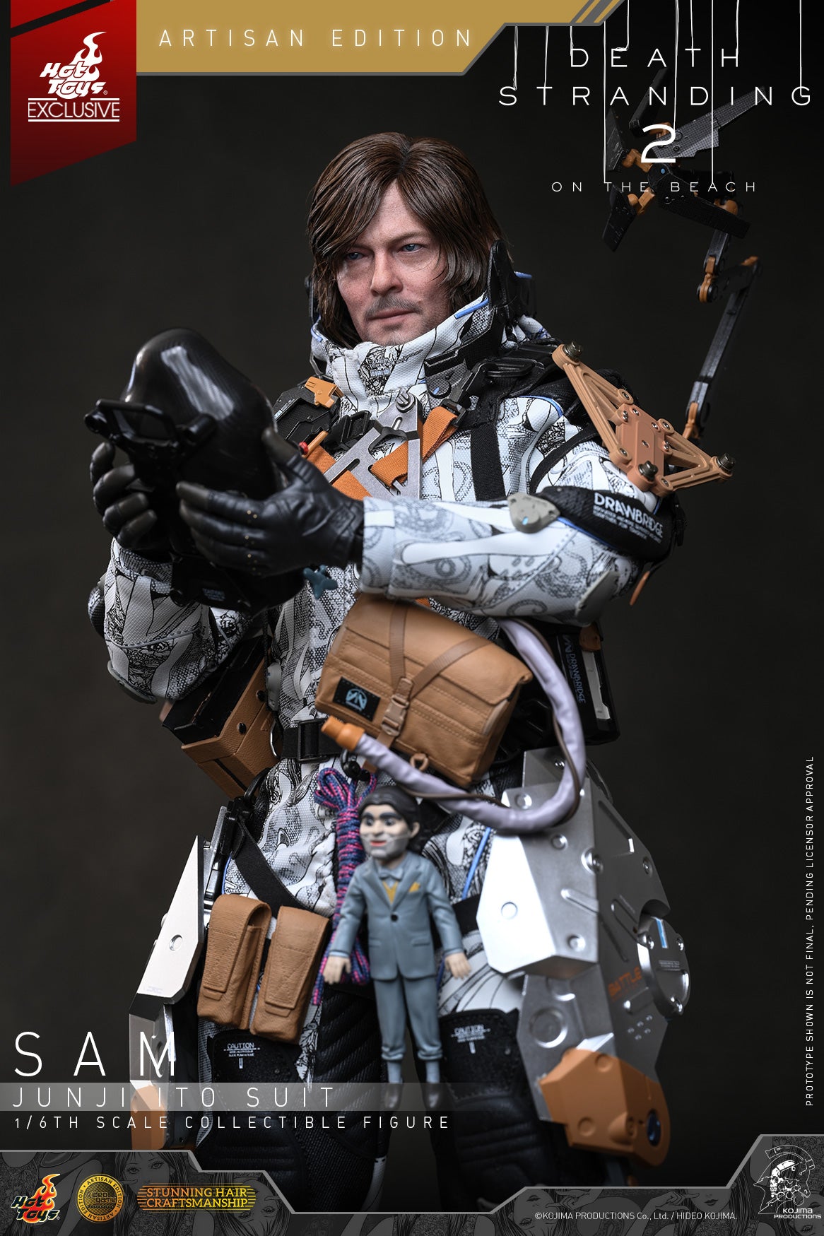 [Pre-Order] VGM90AE – Death Stranding 2: On the Beach - 1/6th scale Sam (Junji Ito Suit) Collectible Figure (Artisan Edition) [Hot Toys Exclusive] - ActionCity