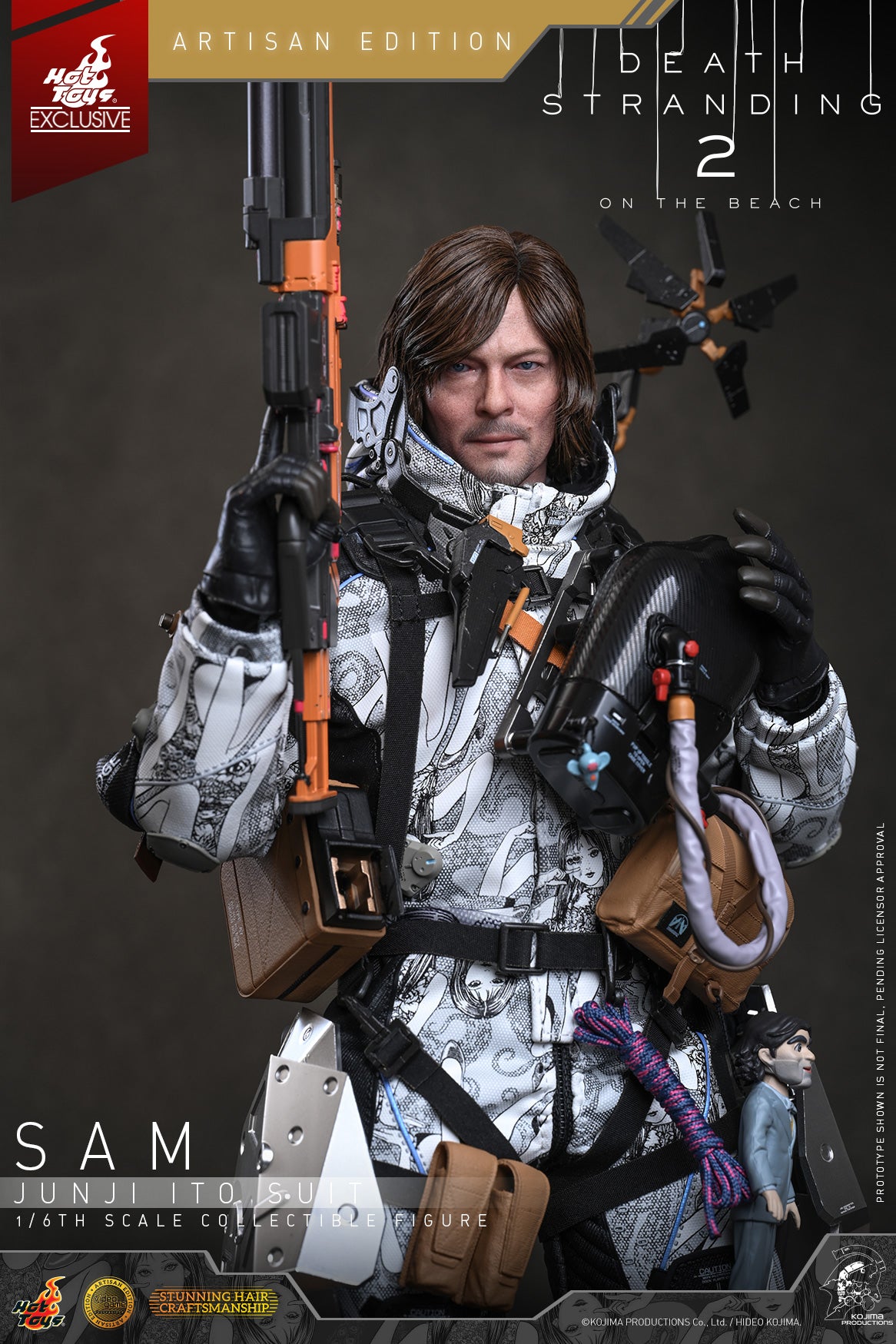 [Pre-Order] VGM90AE – Death Stranding 2: On the Beach - 1/6th scale Sam (Junji Ito Suit) Collectible Figure (Artisan Edition) [Hot Toys Exclusive] - ActionCity