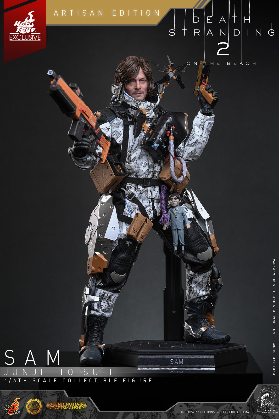 [Pre-Order] VGM90AE – Death Stranding 2: On the Beach - 1/6th scale Sam (Junji Ito Suit) Collectible Figure (Artisan Edition) [Hot Toys Exclusive] - ActionCity
