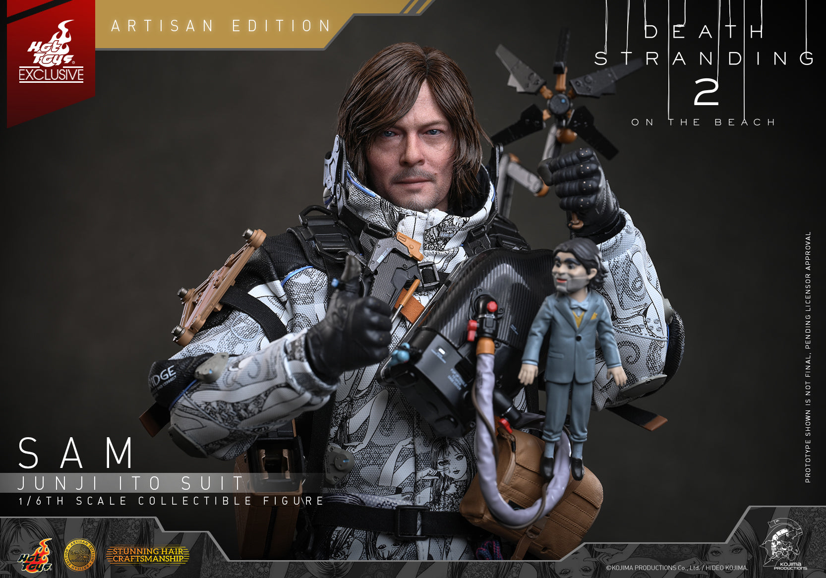 [Pre-Order] VGM90AE – Death Stranding 2: On the Beach - 1/6th scale Sam (Junji Ito Suit) Collectible Figure (Artisan Edition) [Hot Toys Exclusive] - ActionCity