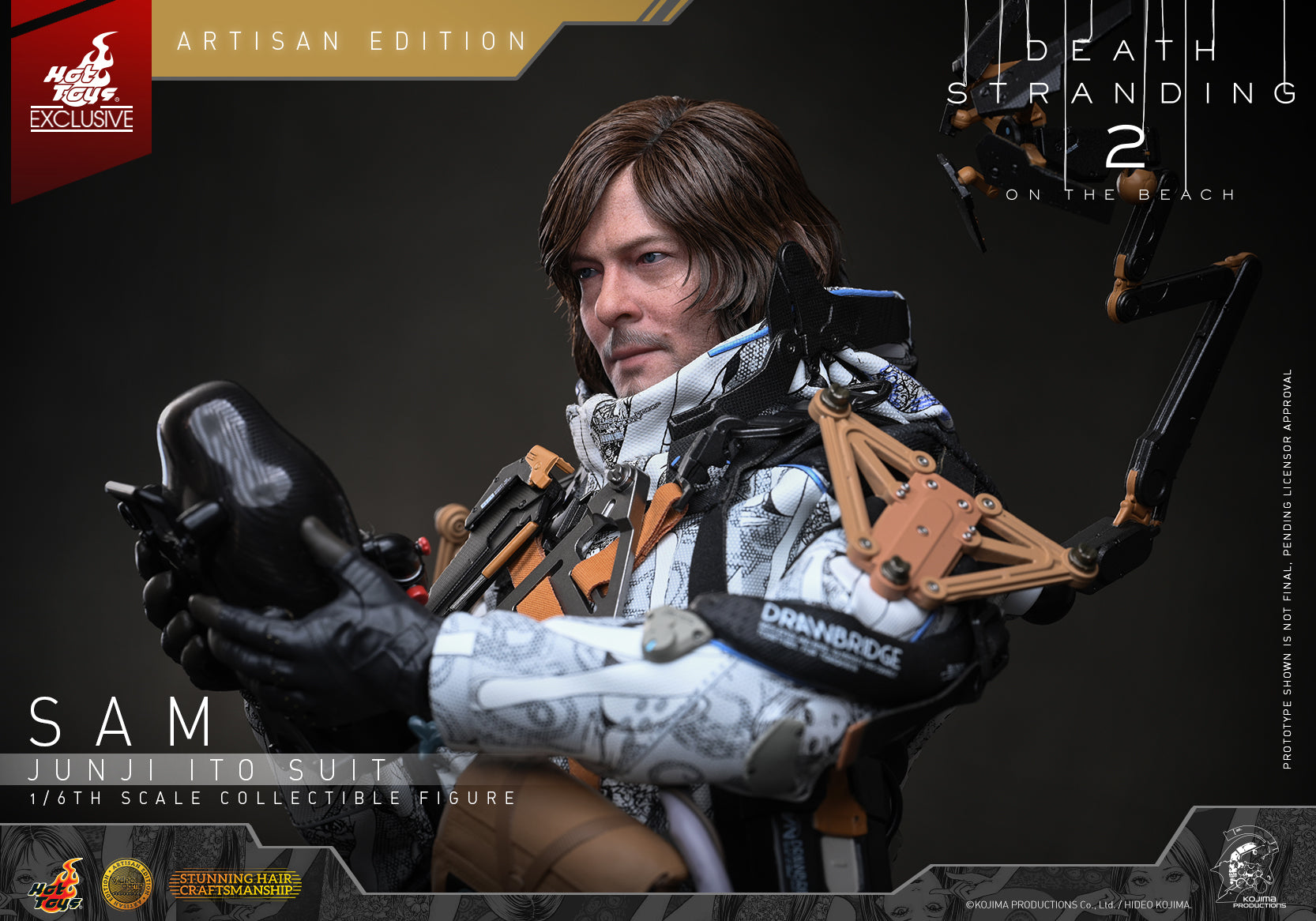 [Pre-Order] VGM90AE – Death Stranding 2: On the Beach - 1/6th scale Sam (Junji Ito Suit) Collectible Figure (Artisan Edition) [Hot Toys Exclusive] - ActionCity