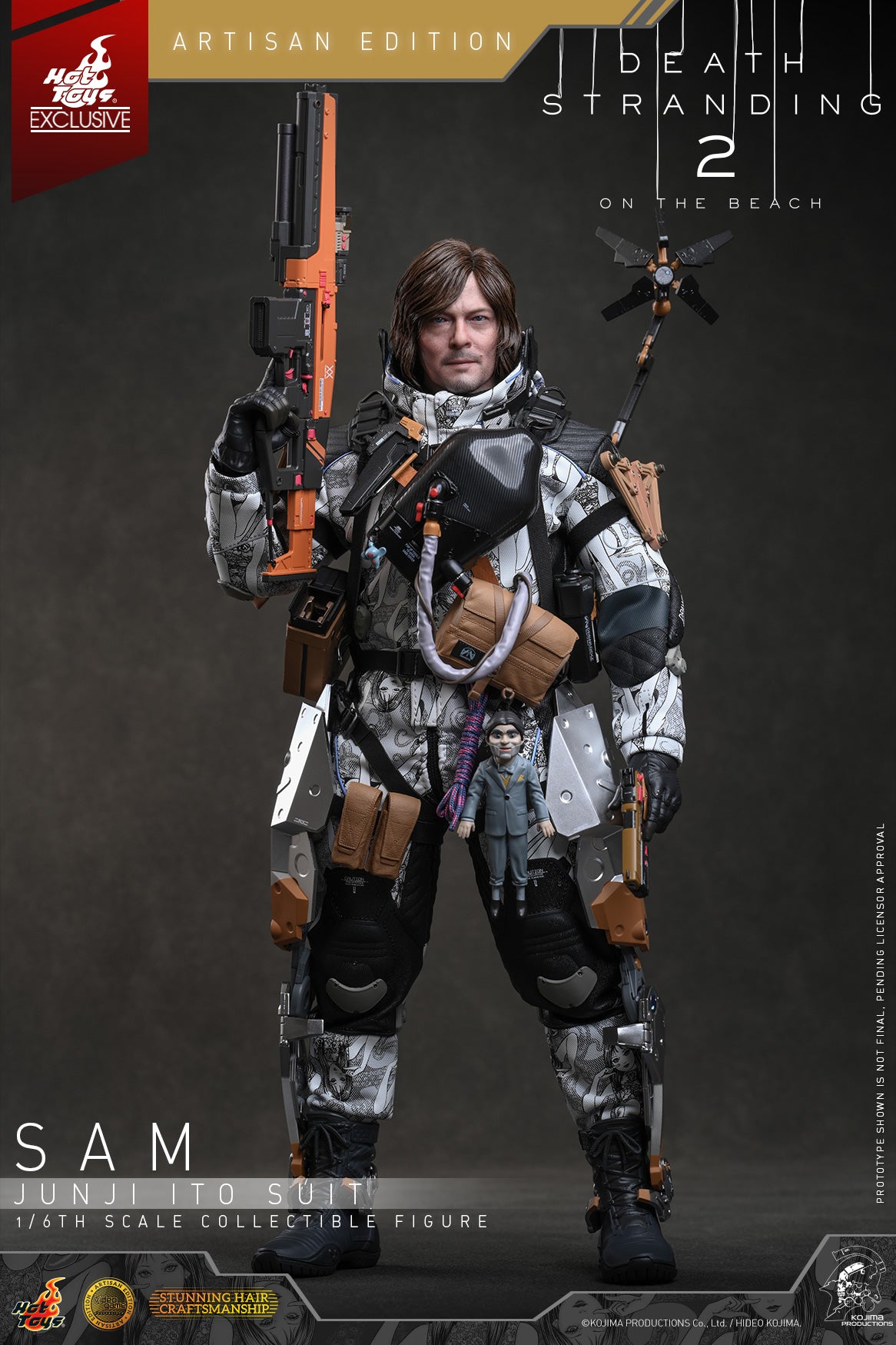 [Pre-Order] VGM90AE – Death Stranding 2: On the Beach - 1/6th scale Sam (Junji Ito Suit) Collectible Figure (Artisan Edition) [Hot Toys Exclusive] - ActionCity