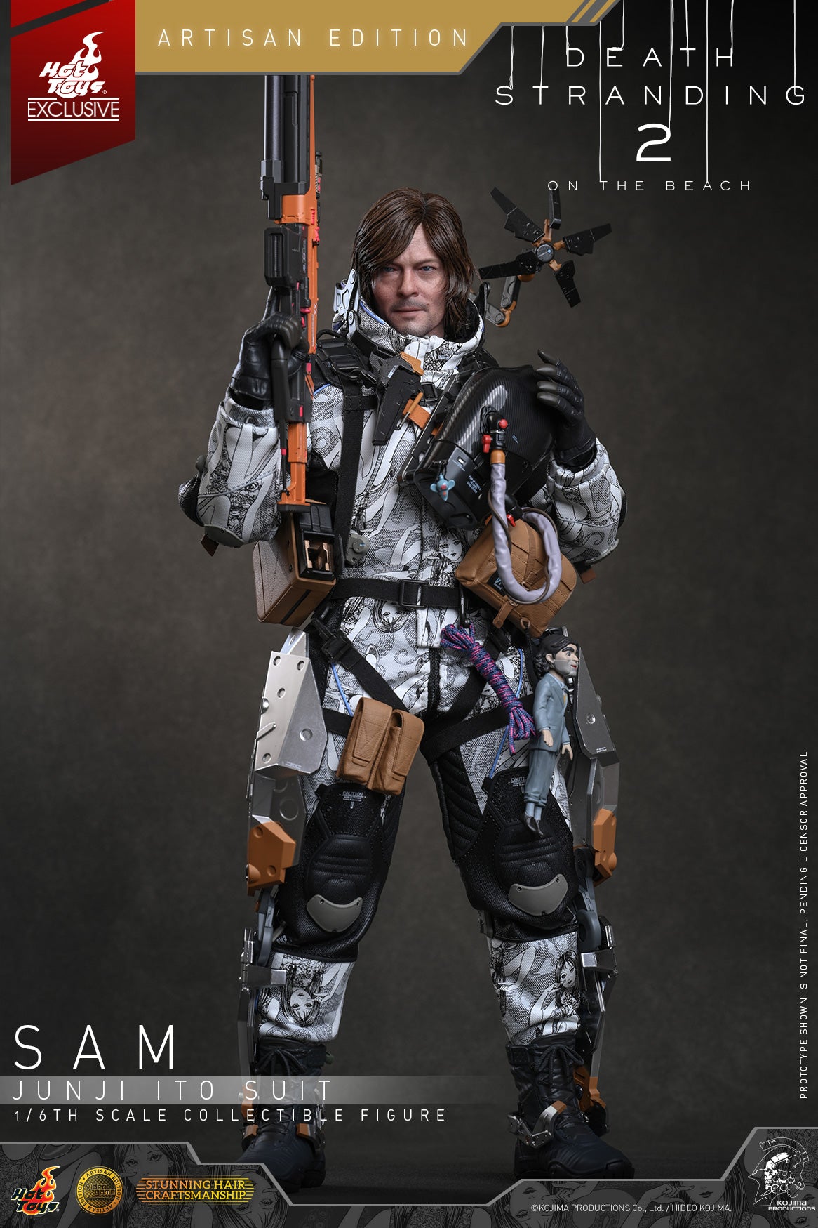 [Pre-Order] VGM90AE – Death Stranding 2: On the Beach - 1/6th scale Sam (Junji Ito Suit) Collectible Figure (Artisan Edition) [Hot Toys Exclusive] - ActionCity