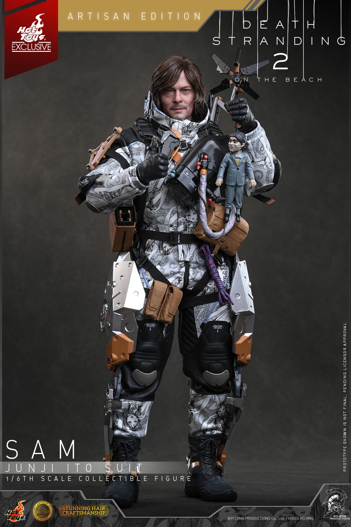 [Pre-Order] VGM90AE – Death Stranding 2: On the Beach - 1/6th scale Sam (Junji Ito Suit) Collectible Figure (Artisan Edition) [Hot Toys Exclusive] - ActionCity