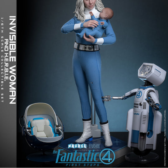 [Pre-Order] MMS824B - The Fantastic Four: First Steps 1/6th scale Invisible Woman and H.E.R.B.I.E. Collectible Set (Special Edition)