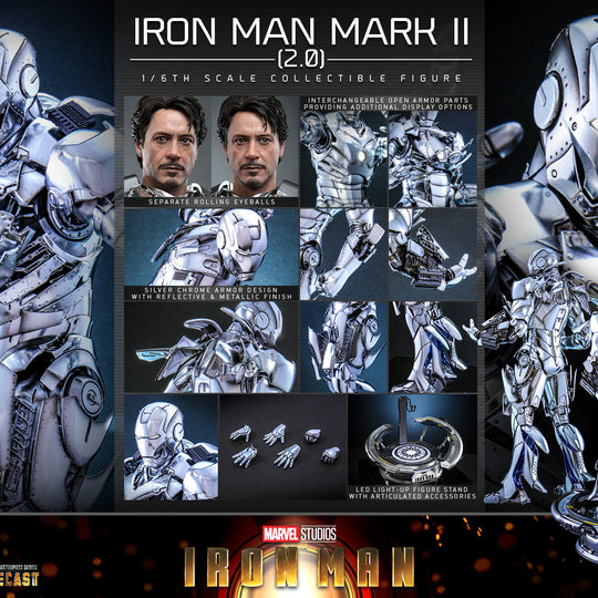 MMS733D59 - Iron Man - 1/6th scale Iron Man Mark II (2.0) Collectible Figure