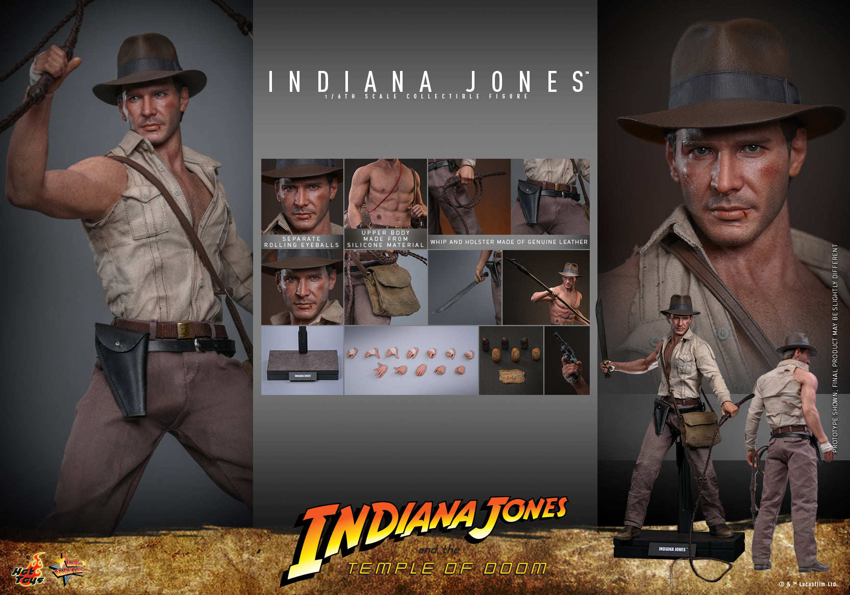 [Pre-Order] MMS860 - Indiana Jones And the Temple of Doom - 1/6th scale Indiana Jones Collectible Figure