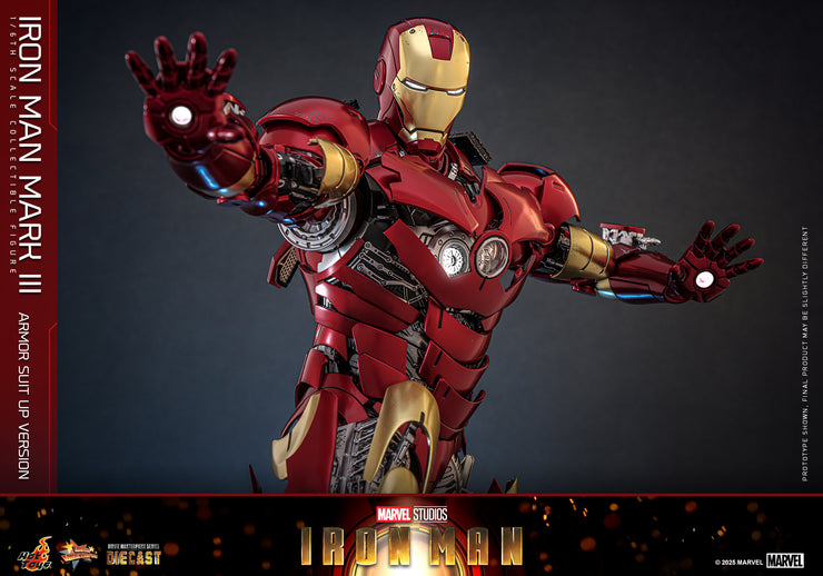 [Pre-Order] MMS825D72 – Iron Man 1/6th scale Iron Man Mark III (Armor Suit Up Version)
