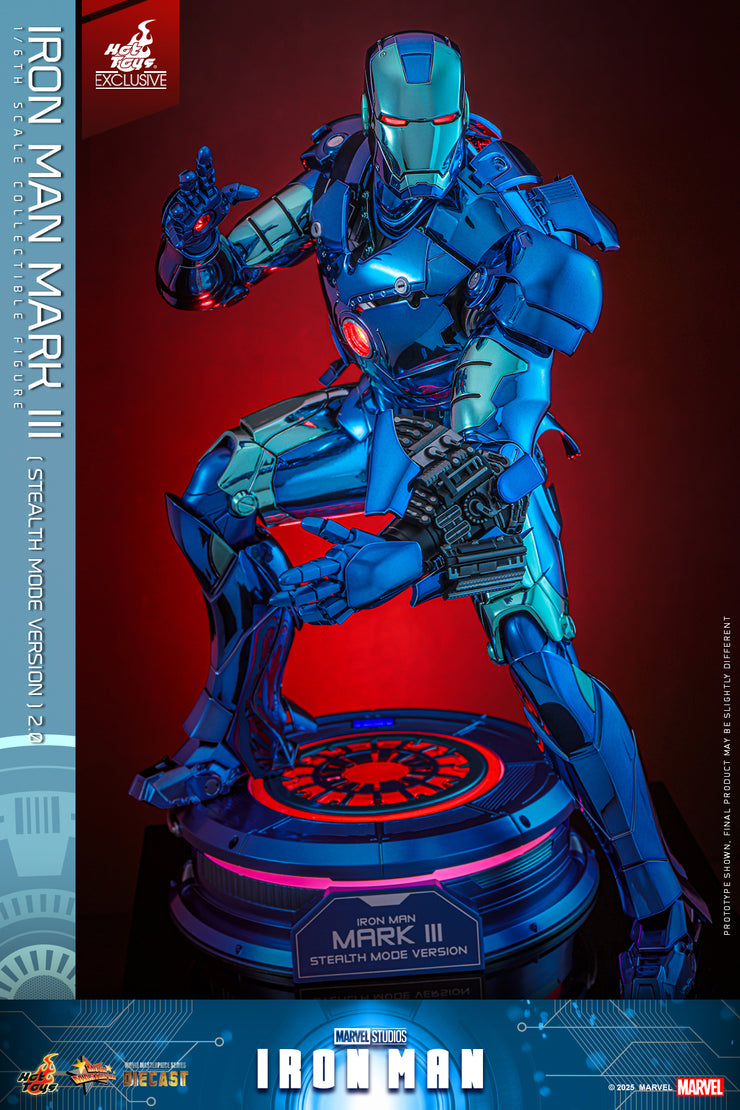 [Pre-Order] MMS814D71 - Iron Man - 1/6th scale Iron Man Mark III (Stealth Mode Version) 2.0 Collectible Figure [Hot Toys Exclusive]
