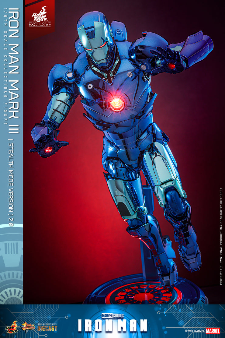 [Pre-Order] MMS814D71 - Iron Man - 1/6th scale Iron Man Mark III (Stealth Mode Version) 2.0 Collectible Figure [Hot Toys Exclusive]