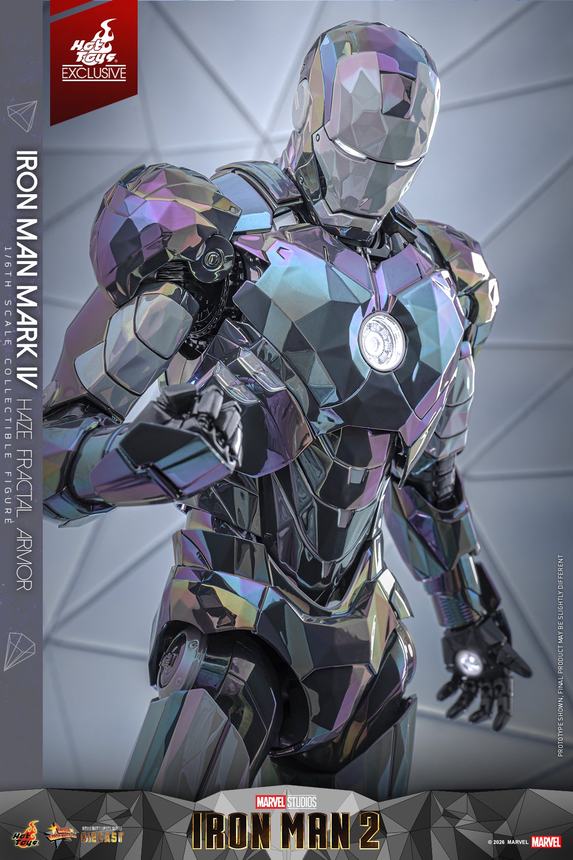 [Pre-Order] MMS855D79 - Iron Man 2 - 1/6th scale Iron Man Mark IV (Haze Fractal Armor) Collectible Figure [Hot Toys Exclusive] - ActionCity
