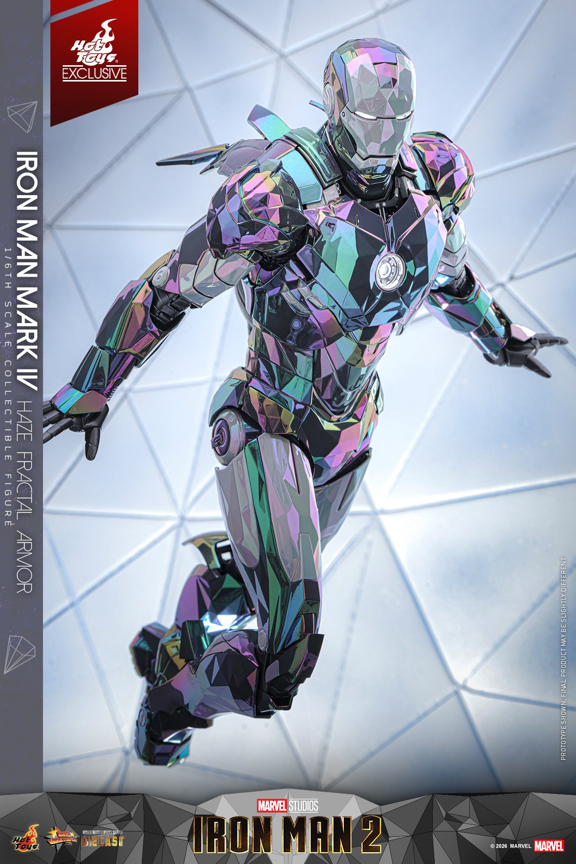 [Pre-Order] MMS855D79 - Iron Man 2 - 1/6th scale Iron Man Mark IV (Haze Fractal Armor) Collectible Figure [Hot Toys Exclusive] - ActionCity
