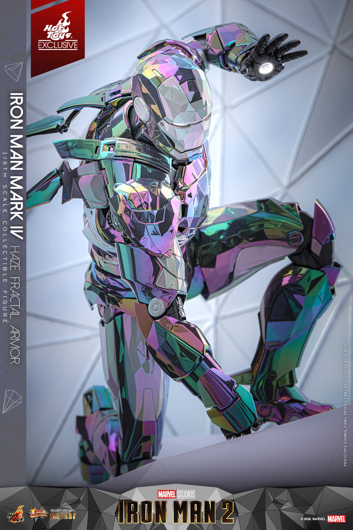 [Pre-Order] MMS855D79 - Iron Man 2 - 1/6th scale Iron Man Mark IV (Haze Fractal Armor) Collectible Figure [Hot Toys Exclusive] - ActionCity