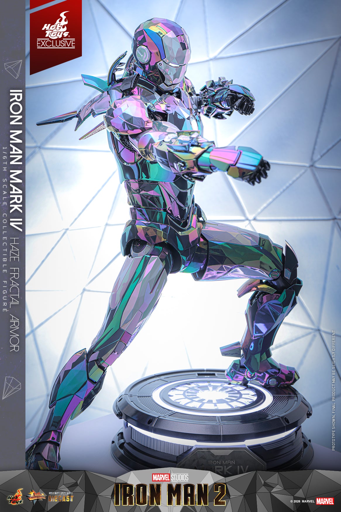 [Pre-Order] MMS855D79 - Iron Man 2 - 1/6th scale Iron Man Mark IV (Haze Fractal Armor) Collectible Figure [Hot Toys Exclusive] - ActionCity