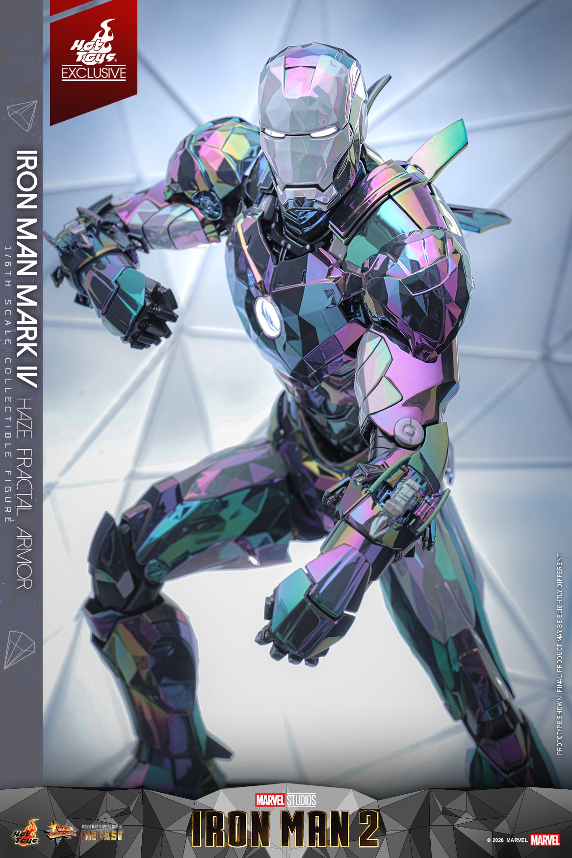 [Pre-Order] MMS855D79 - Iron Man 2 - 1/6th scale Iron Man Mark IV (Haze Fractal Armor) Collectible Figure [Hot Toys Exclusive] - ActionCity