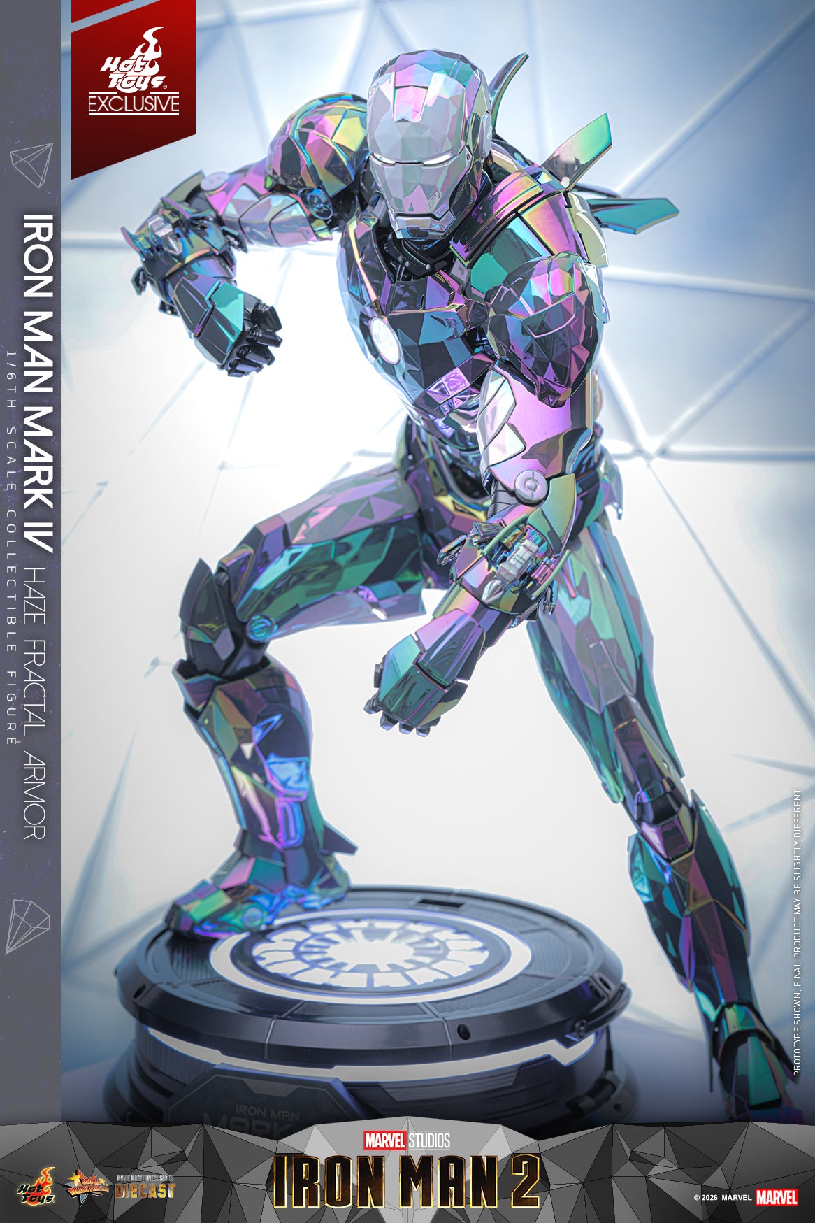 [Pre-Order] MMS855D79 - Iron Man 2 - 1/6th scale Iron Man Mark IV (Haze Fractal Armor) Collectible Figure [Hot Toys Exclusive] - ActionCity