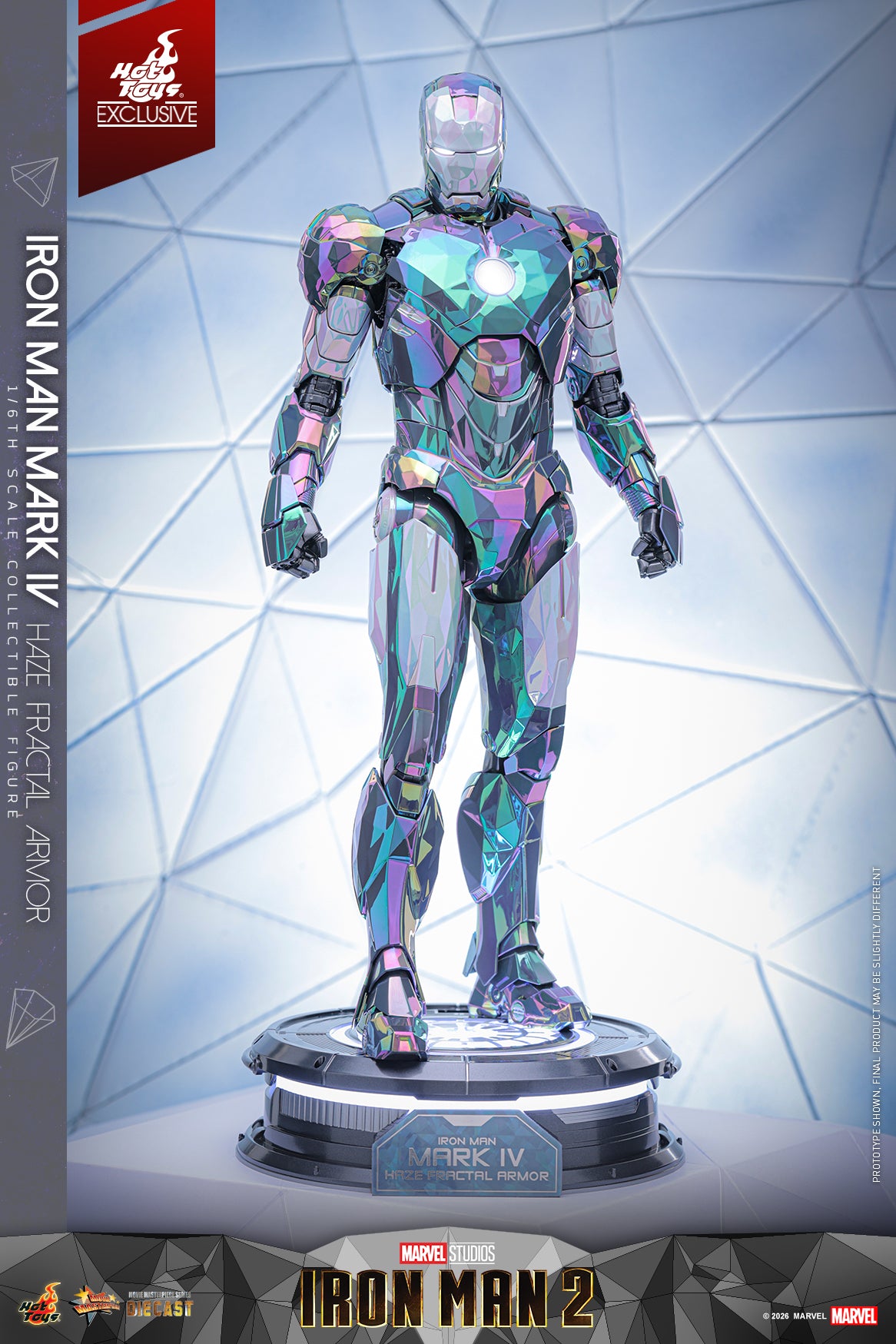 [Pre-Order] MMS855D79 - Iron Man 2 - 1/6th scale Iron Man Mark IV (Haze Fractal Armor) Collectible Figure [Hot Toys Exclusive] - ActionCity