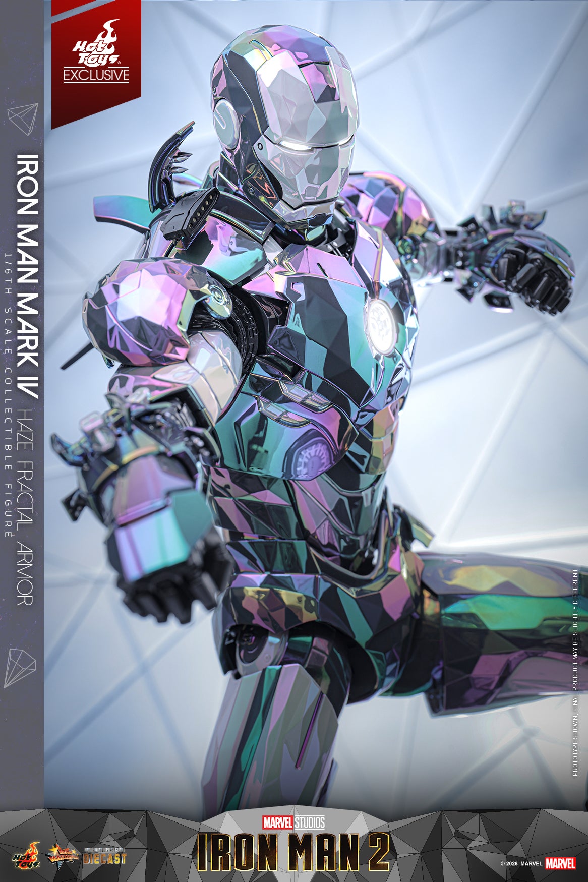 [Pre-Order] MMS855D79 - Iron Man 2 - 1/6th scale Iron Man Mark IV (Haze Fractal Armor) Collectible Figure [Hot Toys Exclusive] - ActionCity