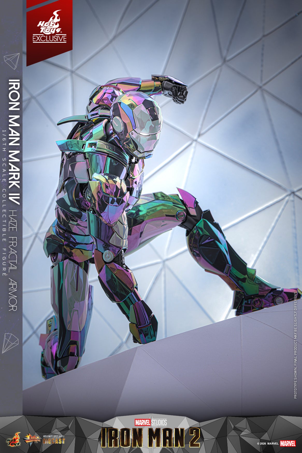 [Pre-Order] MMS855D79 - Iron Man 2 - 1/6th scale Iron Man Mark IV (Haze Fractal Armor) Collectible Figure [Hot Toys Exclusive] - ActionCity