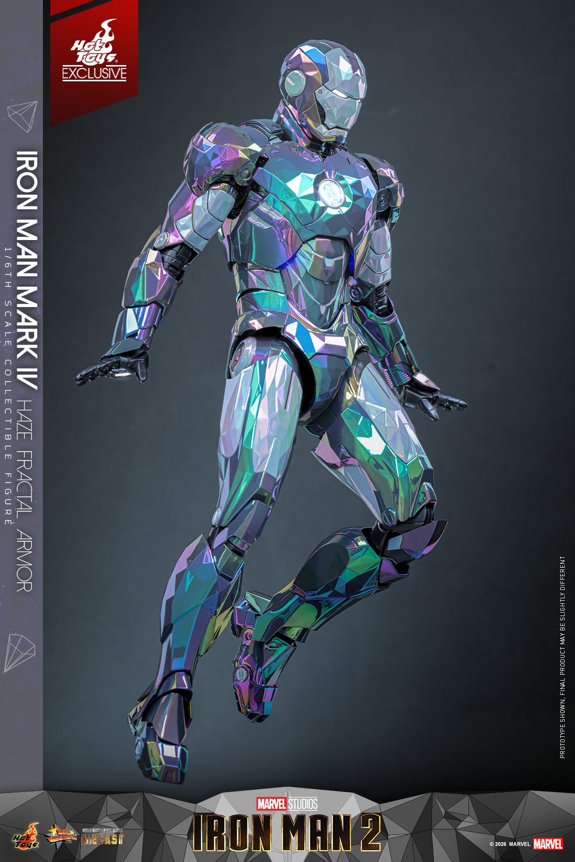 [Pre-Order] MMS855D79 - Iron Man 2 - 1/6th scale Iron Man Mark IV (Haze Fractal Armor) Collectible Figure [Hot Toys Exclusive] - ActionCity