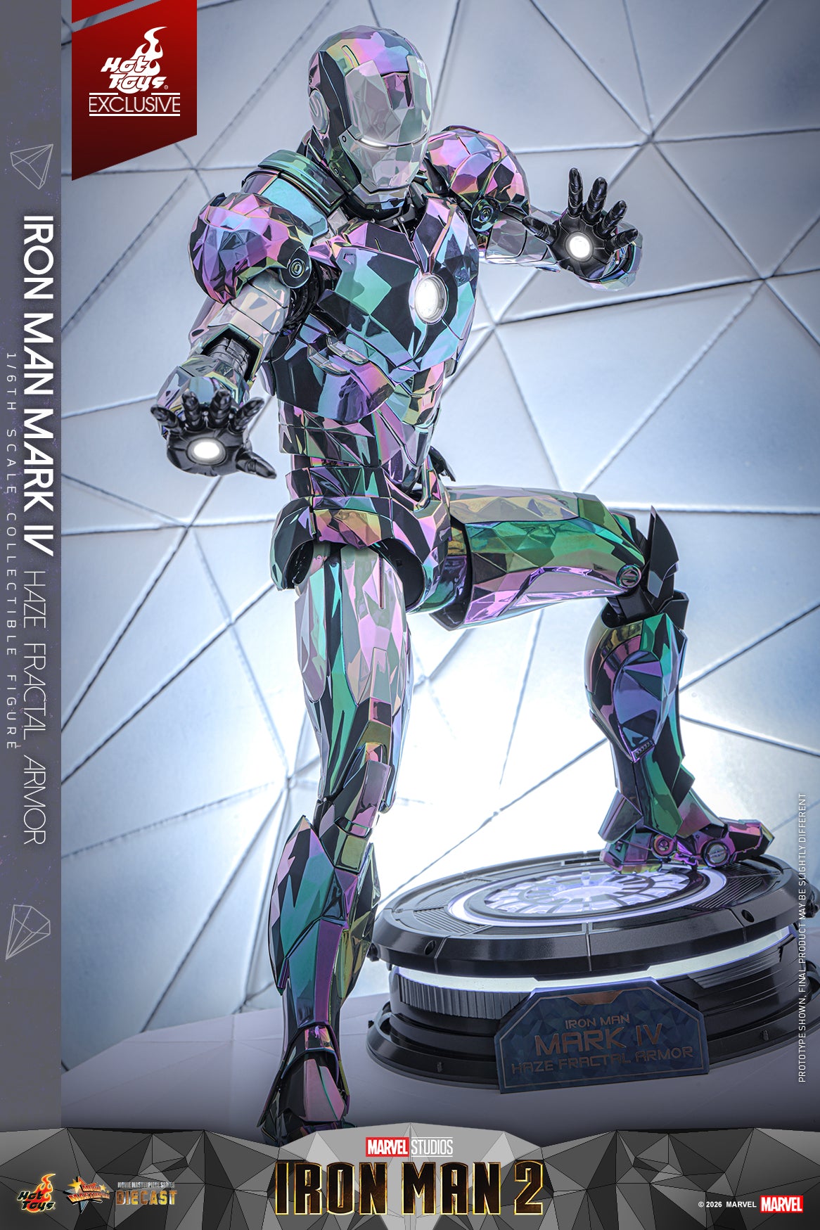 [Pre-Order] MMS855D79 - Iron Man 2 - 1/6th scale Iron Man Mark IV (Haze Fractal Armor) Collectible Figure [Hot Toys Exclusive] - ActionCity