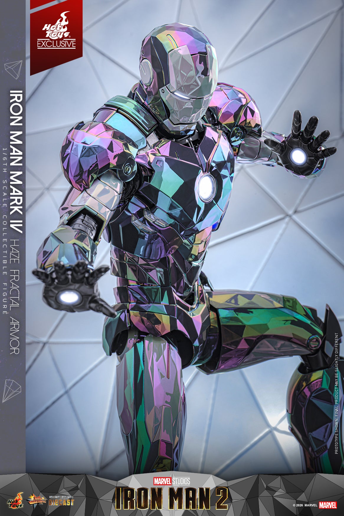 [Pre-Order] MMS855D79 - Iron Man 2 - 1/6th scale Iron Man Mark IV (Haze Fractal Armor) Collectible Figure [Hot Toys Exclusive] - ActionCity