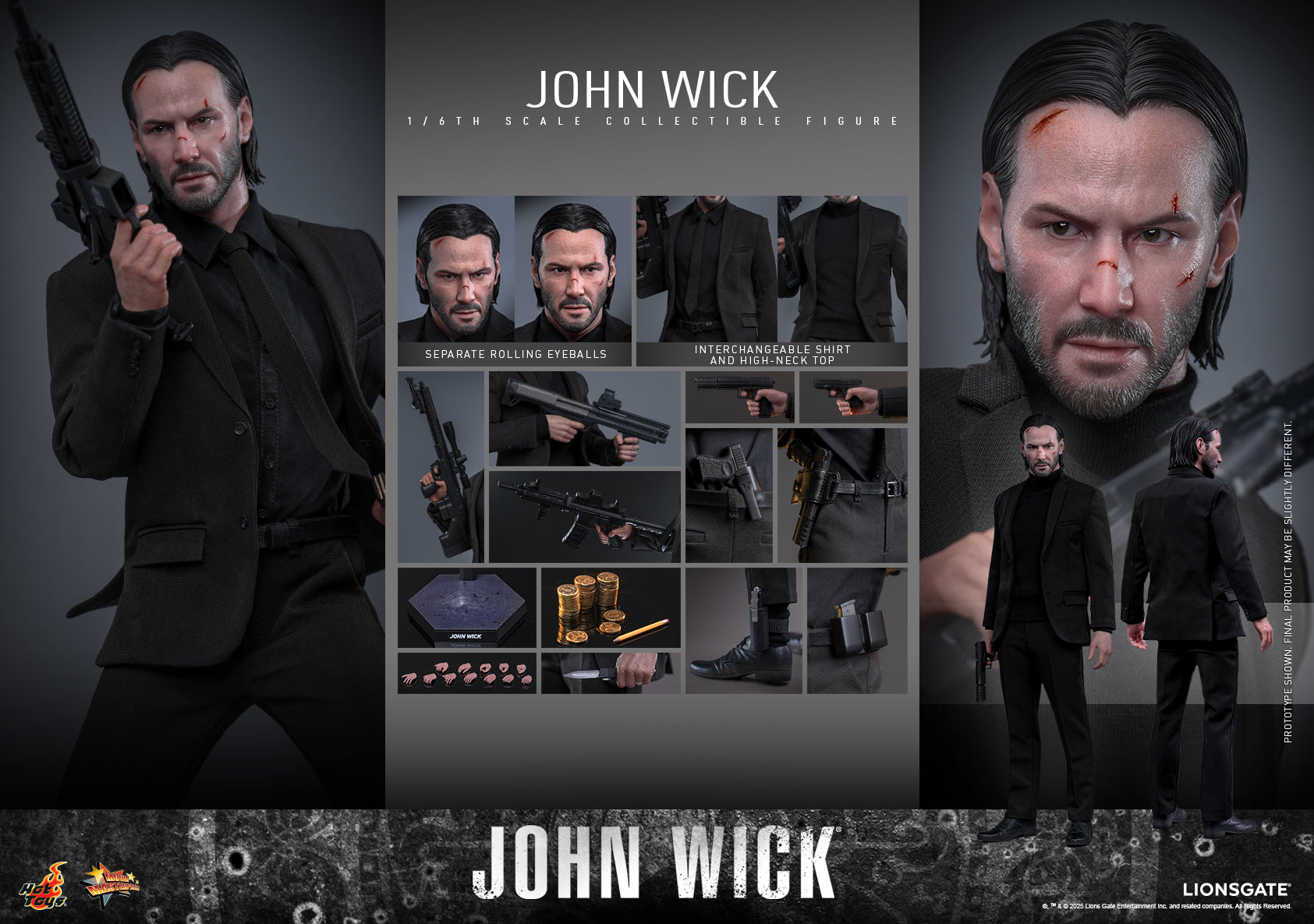 [Pre-Order] MMS832 - John Wick 1/6th scale John Wick Collectible Figure