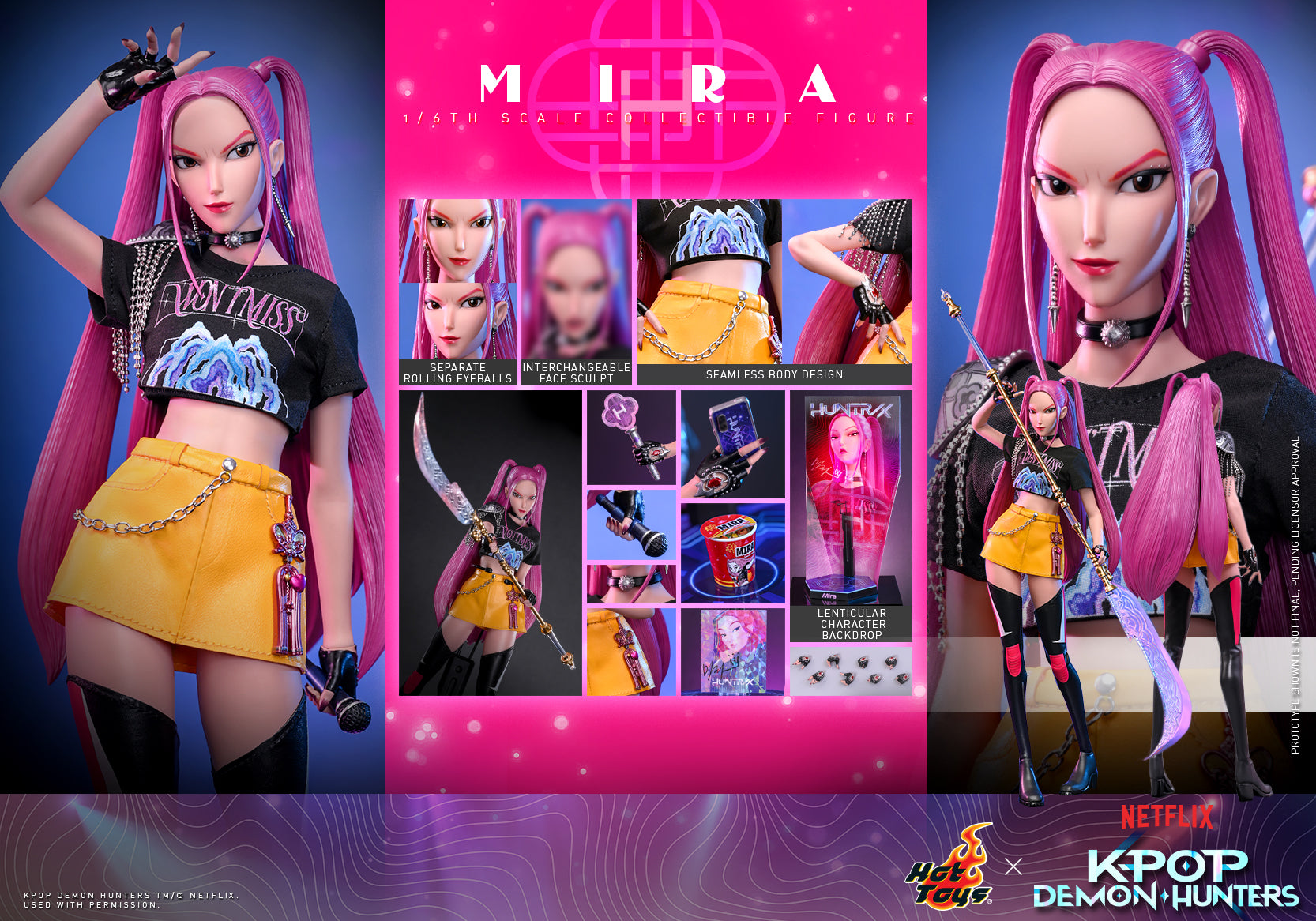 [Pre-Order] TMS177 – KPop Demon Hunters - 1/6th scale Mira Collectible Figure