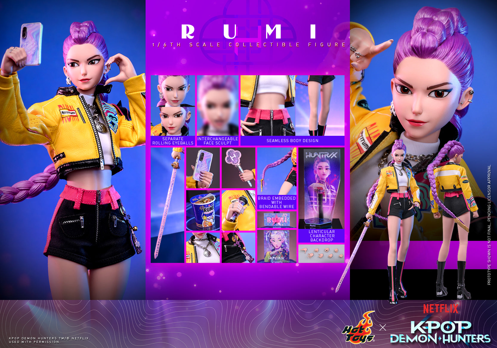 [Pre-Order] TMS176 – KPop Demon Hunters - 1/6th scale Rumi Collectible Figure