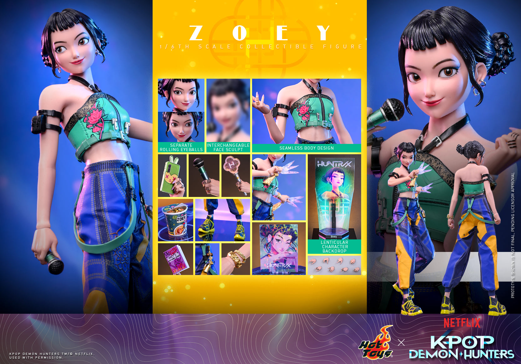 [Pre-Order] TMS178 – KPop Demon Hunters - 1/6th scale Zoey Collectible Figure