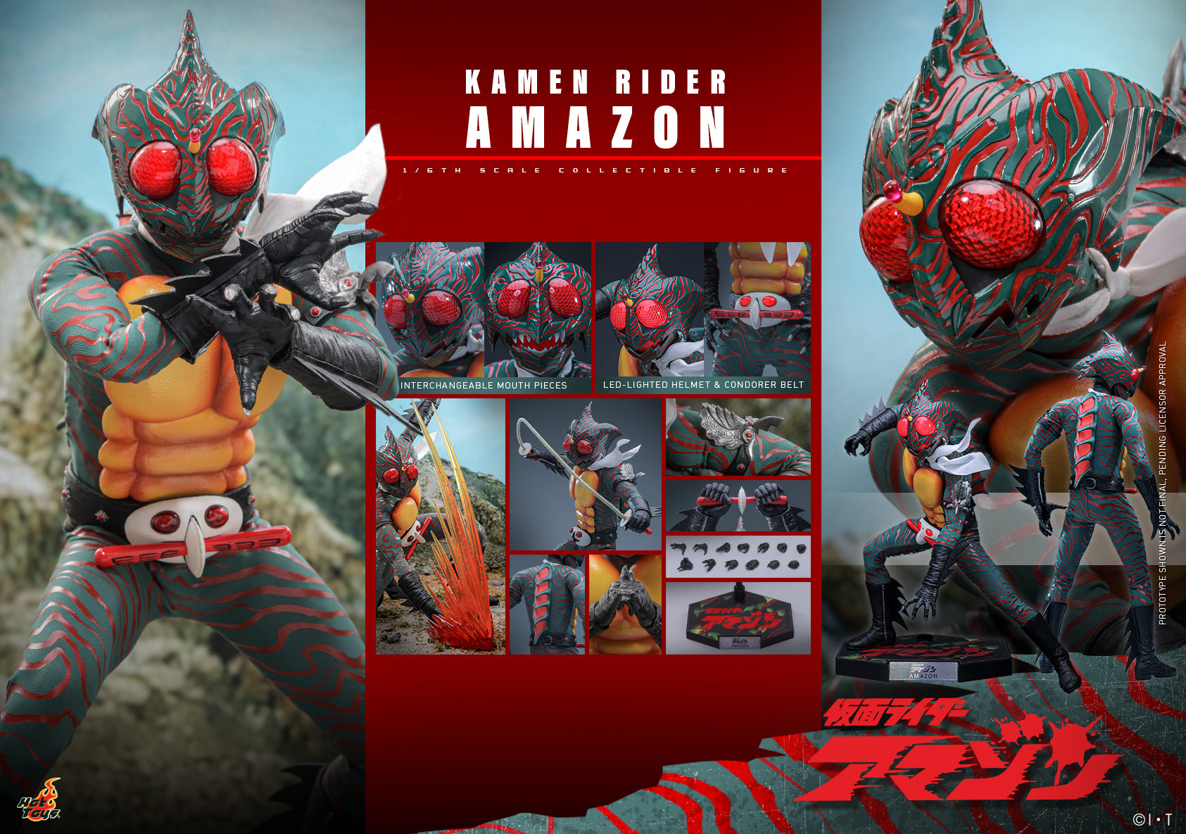 [Pre-Order] TMS184 – Kamen Rider Amazon - 1/6th scale Kamen Rider Amazon Collectible Figure