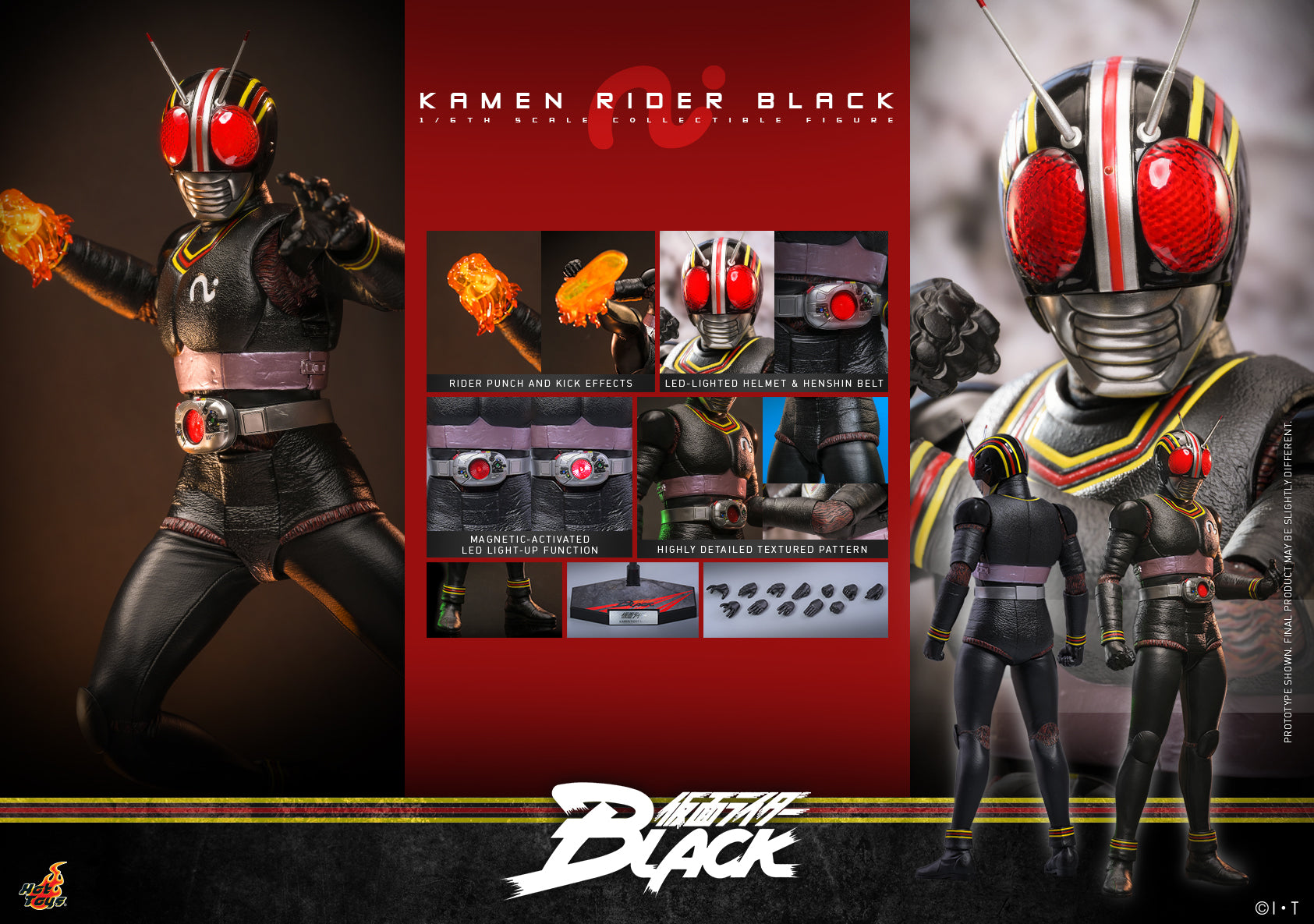 [Pre-Order] TMS158 - Kamen Rider Black - 1/6th scale Kamen Rider Black Collectible Figure