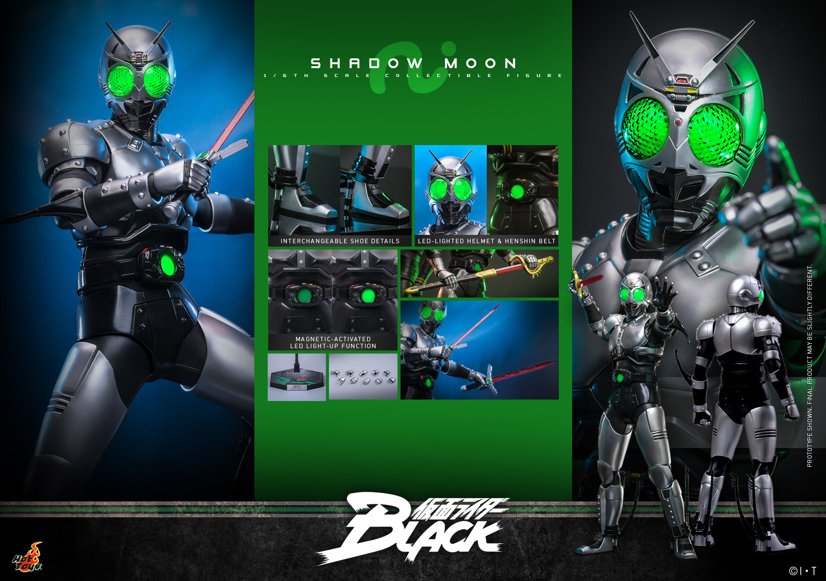 [Pre-Order] TMS159 - Kamen Rider Black - 1/6th scale Shadow Moon Collectible Figure