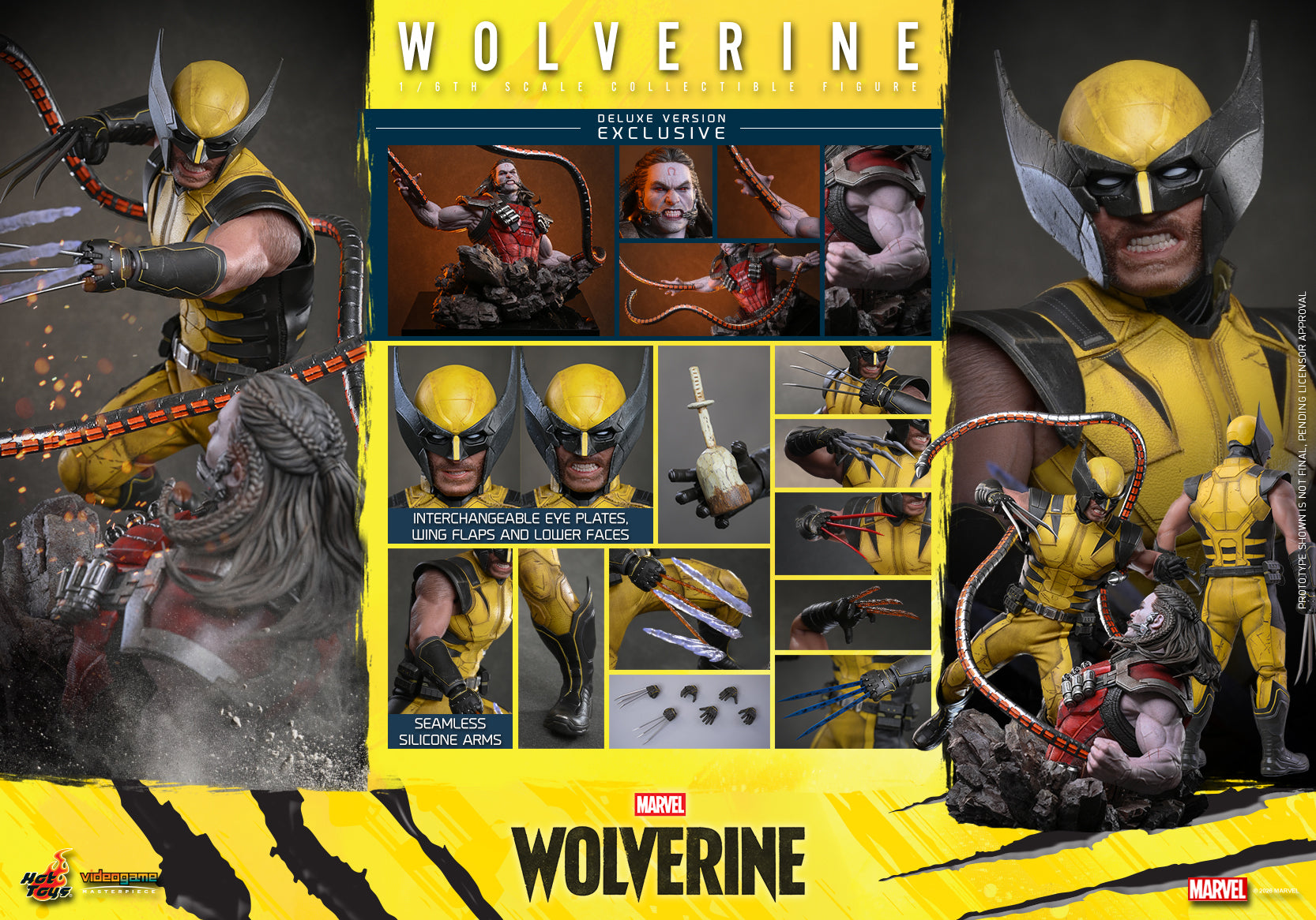 [Pre-Order] VGM92 – Marvel’s Wolverine - 1/6th scale Wolverine Collectible Figure (Deluxe Version)