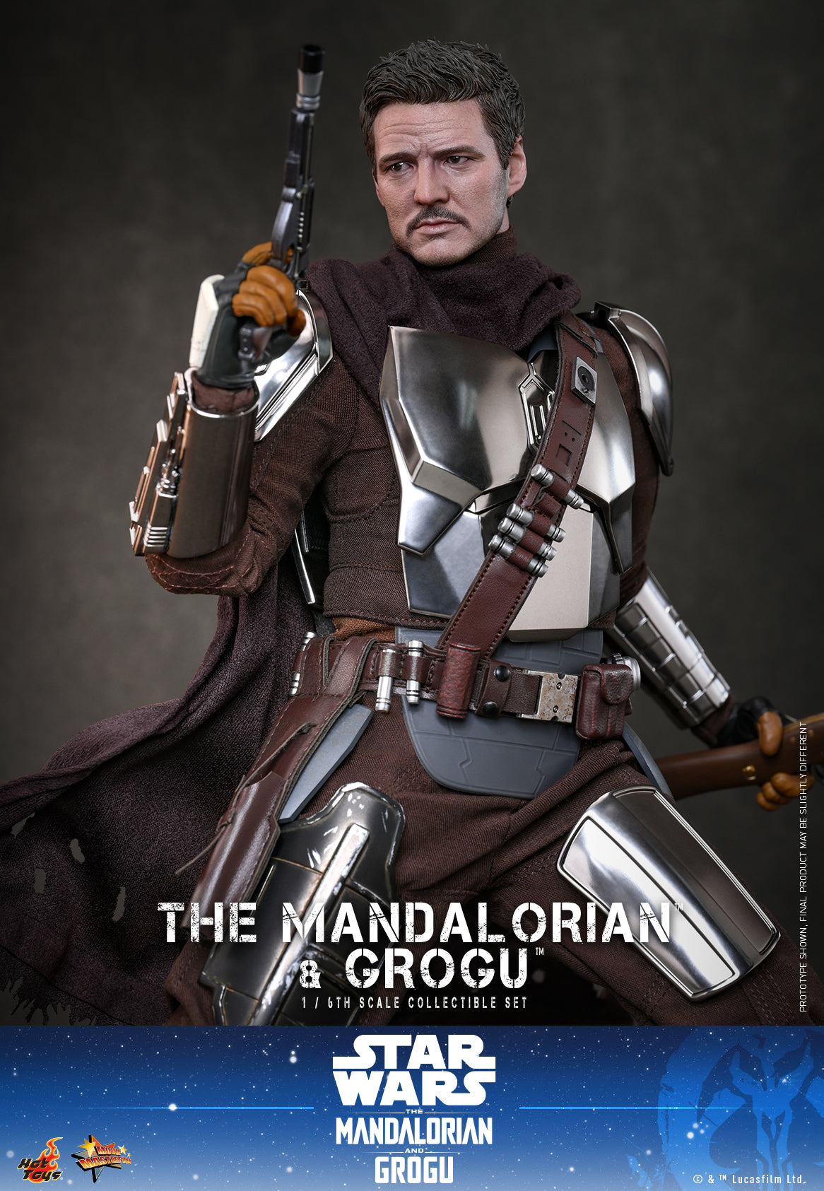 [Pre-Order] MMS871 - The Mandalorian and Grogu - 1/6 The Mandalorian and Grogu Collectible Set - ActionCity