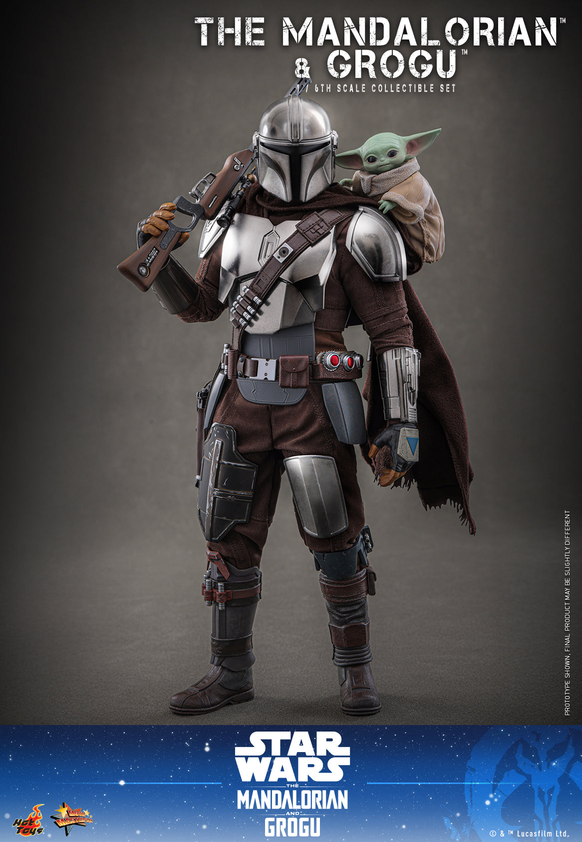 [Pre-Order] MMS871 - The Mandalorian and Grogu - 1/6 The Mandalorian and Grogu Collectible Set - ActionCity