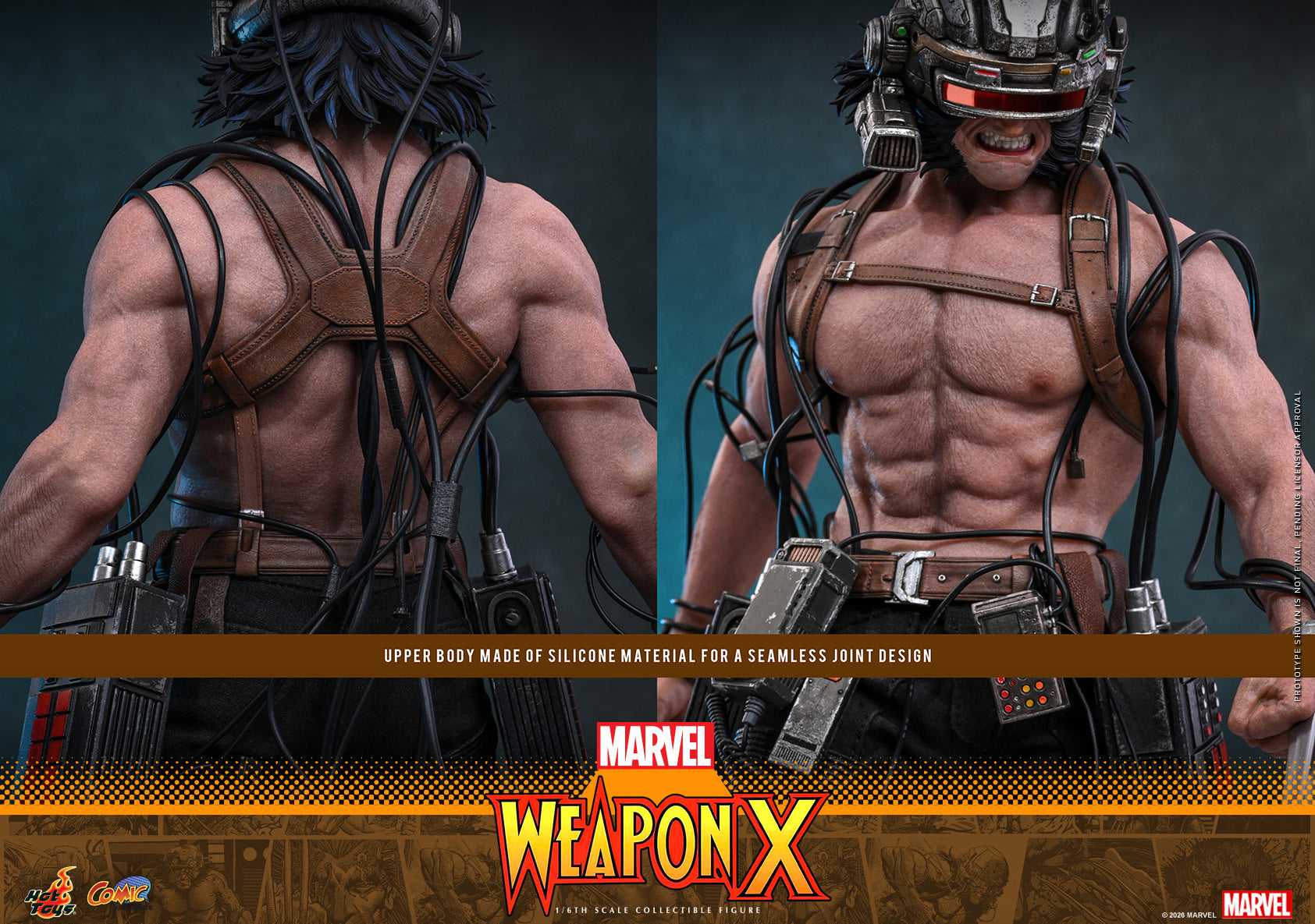 [Pre-Order] CMS034 – Marvel Comics - 1/6th scale Weapon X Collectible Figure - ActionCity