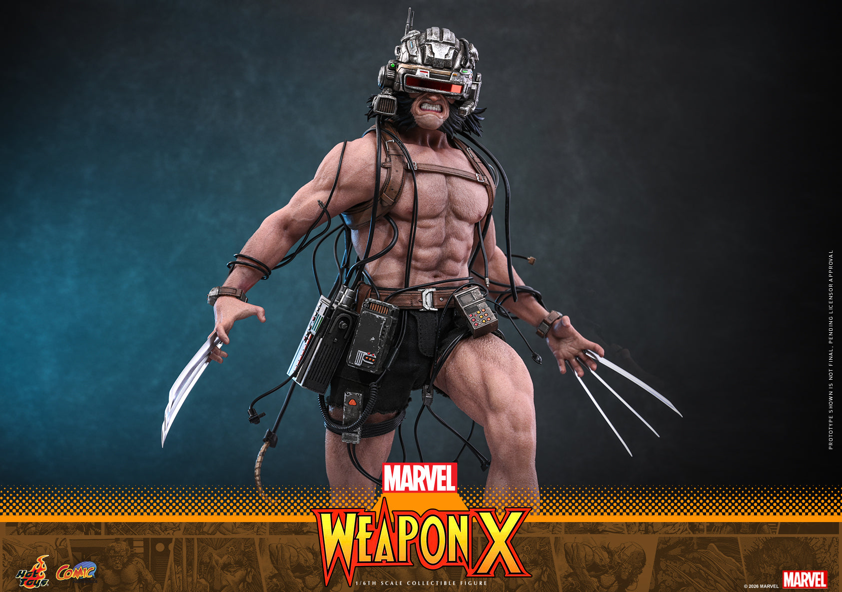 [Pre-Order] CMS034 – Marvel Comics - 1/6th scale Weapon X Collectible Figure - ActionCity