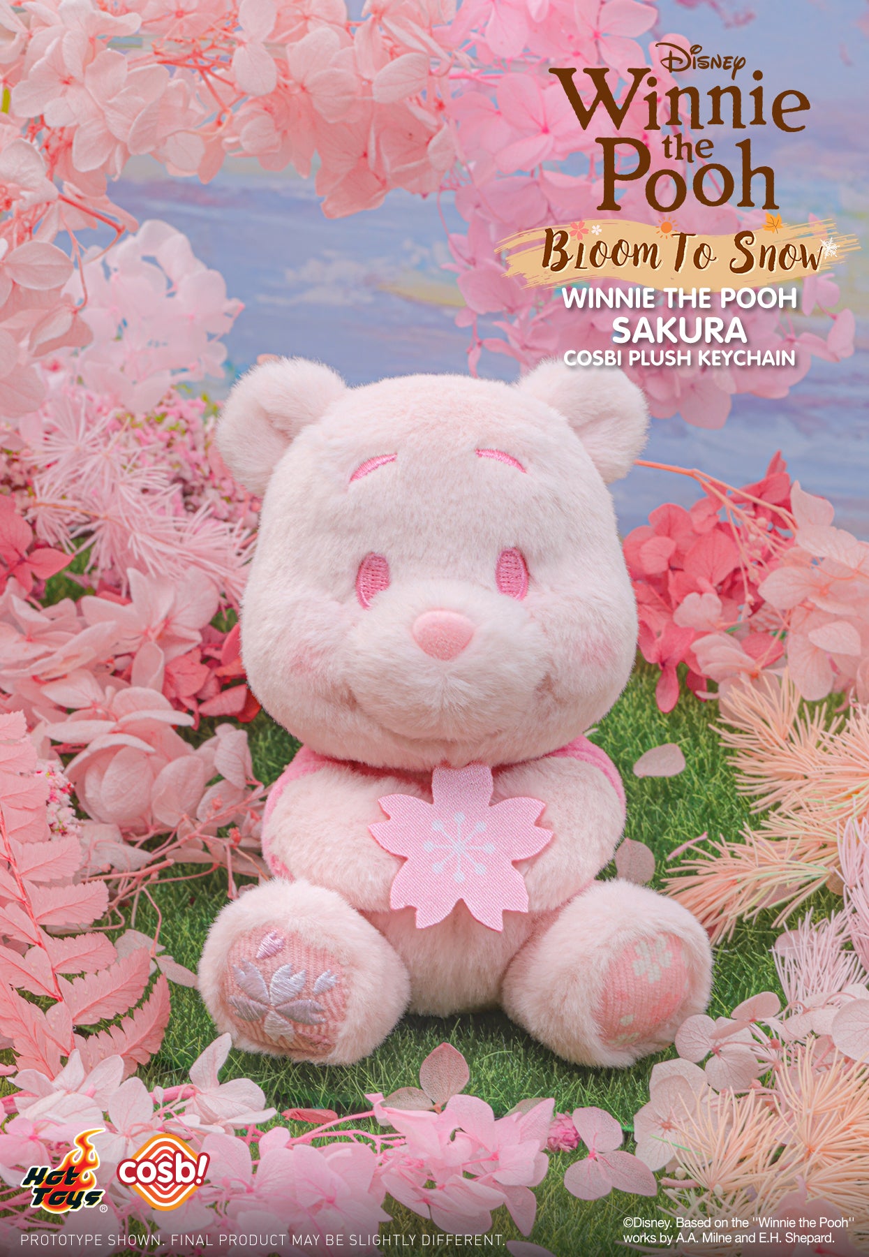 [Pre-Order] PPLU076N – Winnie the Pooh – Winnie the Pooh Bloom to Snow Cosbi Plush Keychain Collection