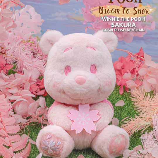 PPLU076N – Winnie the Pooh – Winnie the Pooh Bloom to Snow Cosbi Plush Keychain Collection